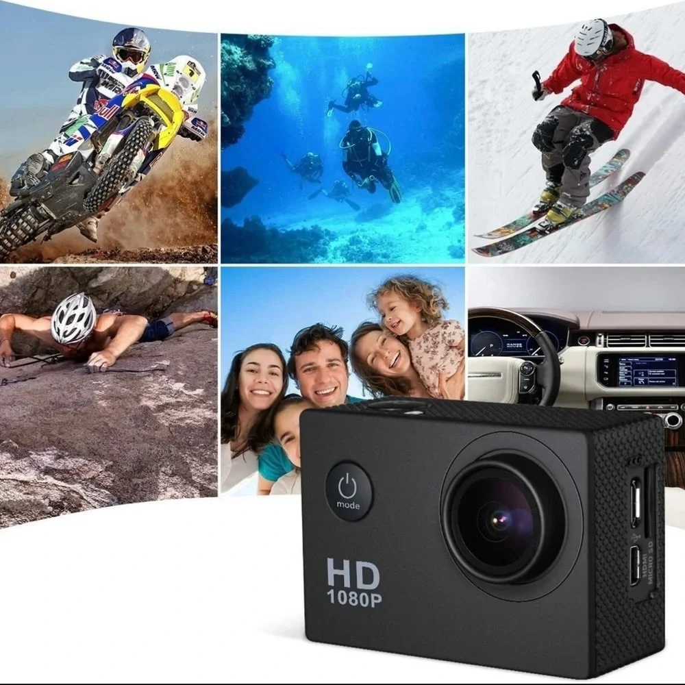 HD Sports Camera - Waterproof 30M NIB